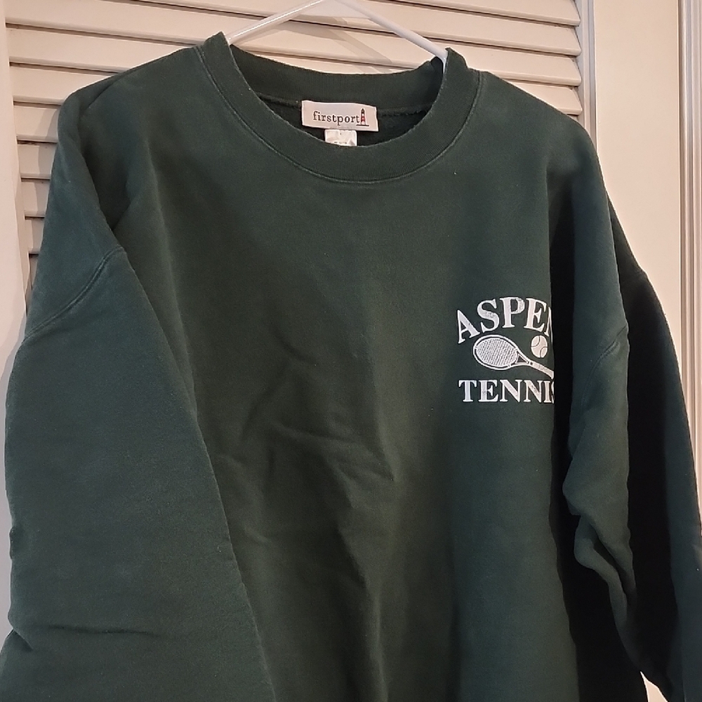 Tennis First Port Aspen Green Sweatshirt